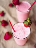 Organic Strawberry Sweet Vanilla Smoothie